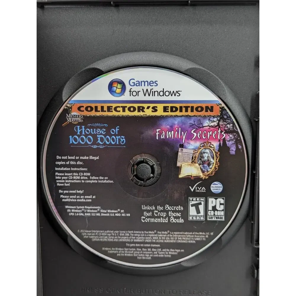 House of 1000 Doors Family Secrets Collector's Edition PC Game Tested